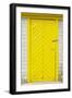 Yellow Old Wooden Door-vilax-Framed Photographic Print