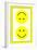 Yellow Opposed Happy Faces-null-Framed Art Print