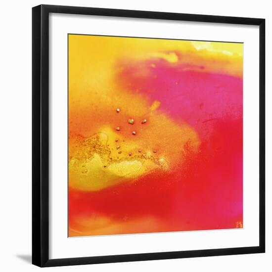 Yellow, Orange, and Pink Swirl, c. 2008-Pier Mahieu-Framed Premium Giclee Print