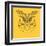 Yellow Owl Mesh-Lisa Kroll-Framed Art Print