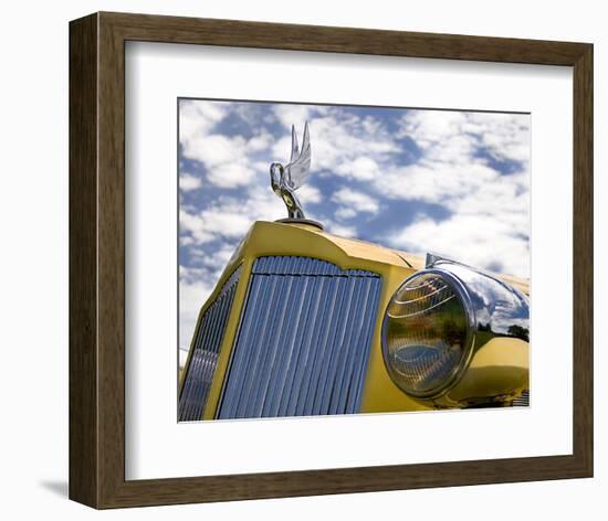 Yellow Packard-Richard James-Framed Art Print