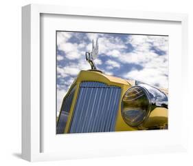 Yellow Packard-Richard James-Framed Art Print