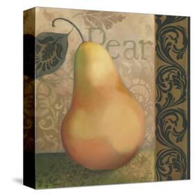 Yellow Pear-Louise Montillio-Stretched Canvas