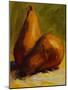 Yellow Pears-Pam Ingalls-Mounted Giclee Print