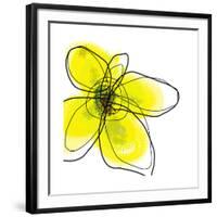 Yellow Petals 1-Jan Weiss-Framed Art Print