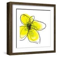 Yellow Petals 1-Jan Weiss-Framed Art Print