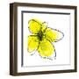 Yellow Petals 1-Jan Weiss-Framed Art Print