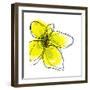 Yellow Petals 1-Jan Weiss-Framed Art Print