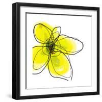 Yellow Petals 1-Jan Weiss-Framed Art Print