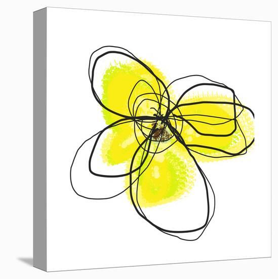 Yellow Petals 2-Jan Weiss-Stretched Canvas