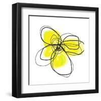 Yellow Petals 2-Jan Weiss-Framed Art Print