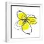 Yellow Petals 2-Jan Weiss-Framed Art Print