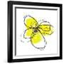 Yellow Petals 2-Jan Weiss-Framed Art Print