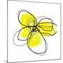 Yellow Petals 2-Jan Weiss-Mounted Art Print