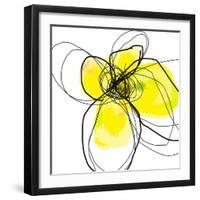 Yellow Petals 3-Jan Weiss-Framed Art Print