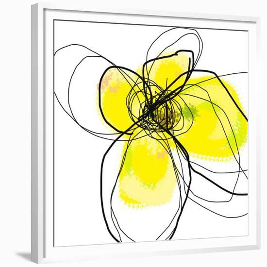 Yellow Petals 3-Jan Weiss-Framed Premium Giclee Print