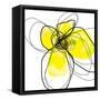 Yellow Petals 3-Jan Weiss-Framed Stretched Canvas