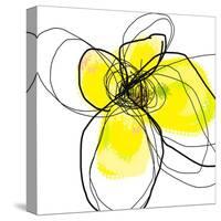 Yellow Petals 3-Jan Weiss-Stretched Canvas