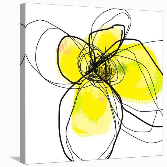 Yellow Petals 3-Jan Weiss-Stretched Canvas