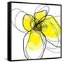 Yellow Petals 3-Jan Weiss-Framed Stretched Canvas