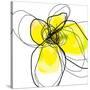 Yellow Petals 3-Jan Weiss-Stretched Canvas