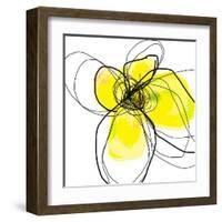 Yellow Petals 3-Jan Weiss-Framed Art Print