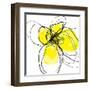 Yellow Petals 3-Jan Weiss-Framed Art Print