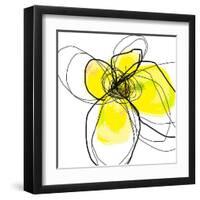 Yellow Petals 3-Jan Weiss-Framed Art Print