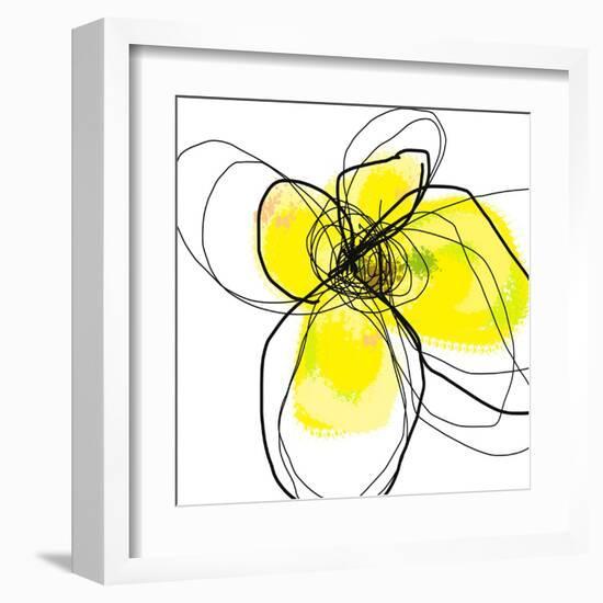 Yellow Petals 3-Jan Weiss-Framed Art Print