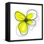 Yellow Petals 4-Jan Weiss-Framed Stretched Canvas