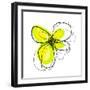 Yellow Petals 4-Jan Weiss-Framed Art Print