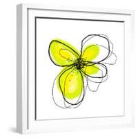 Yellow Petals 4-Jan Weiss-Framed Art Print