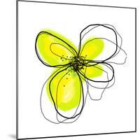 Yellow Petals 4-Jan Weiss-Mounted Art Print