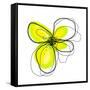 Yellow Petals 4-Jan Weiss-Framed Stretched Canvas