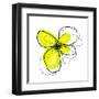 Yellow Petals 4-Jan Weiss-Framed Art Print