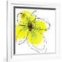 Yellow Petals Four-Jan Weiss-Framed Art Print