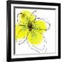 Yellow Petals Four-Jan Weiss-Framed Art Print