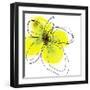 Yellow Petals Four-Jan Weiss-Framed Art Print