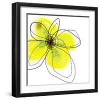 Yellow Petals Four-Jan Weiss-Framed Art Print