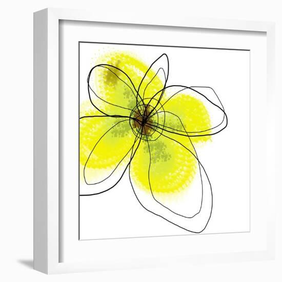 Yellow Petals Four-Jan Weiss-Framed Art Print