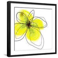 Yellow Petals Four-Jan Weiss-Framed Art Print