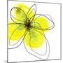 Yellow Petals Four-Jan Weiss-Mounted Art Print