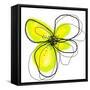 Yellow Petals One-Jan Weiss-Framed Stretched Canvas