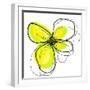 Yellow Petals One-Jan Weiss-Framed Art Print