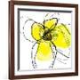 Yellow Petals Three-Jan Weiss-Framed Premium Giclee Print