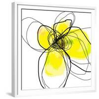 Yellow Petals Three-Jan Weiss-Framed Premium Giclee Print