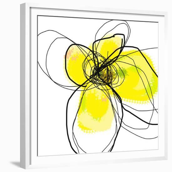 Yellow Petals Three-Jan Weiss-Framed Premium Giclee Print