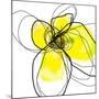 Yellow Petals Three-Jan Weiss-Mounted Premium Giclee Print