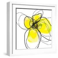 Yellow Petals Three-Jan Weiss-Framed Art Print
