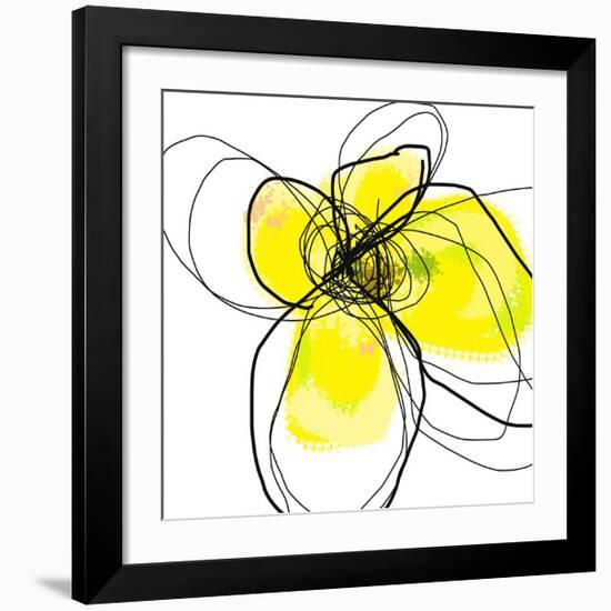 Yellow Petals Three-Jan Weiss-Framed Art Print